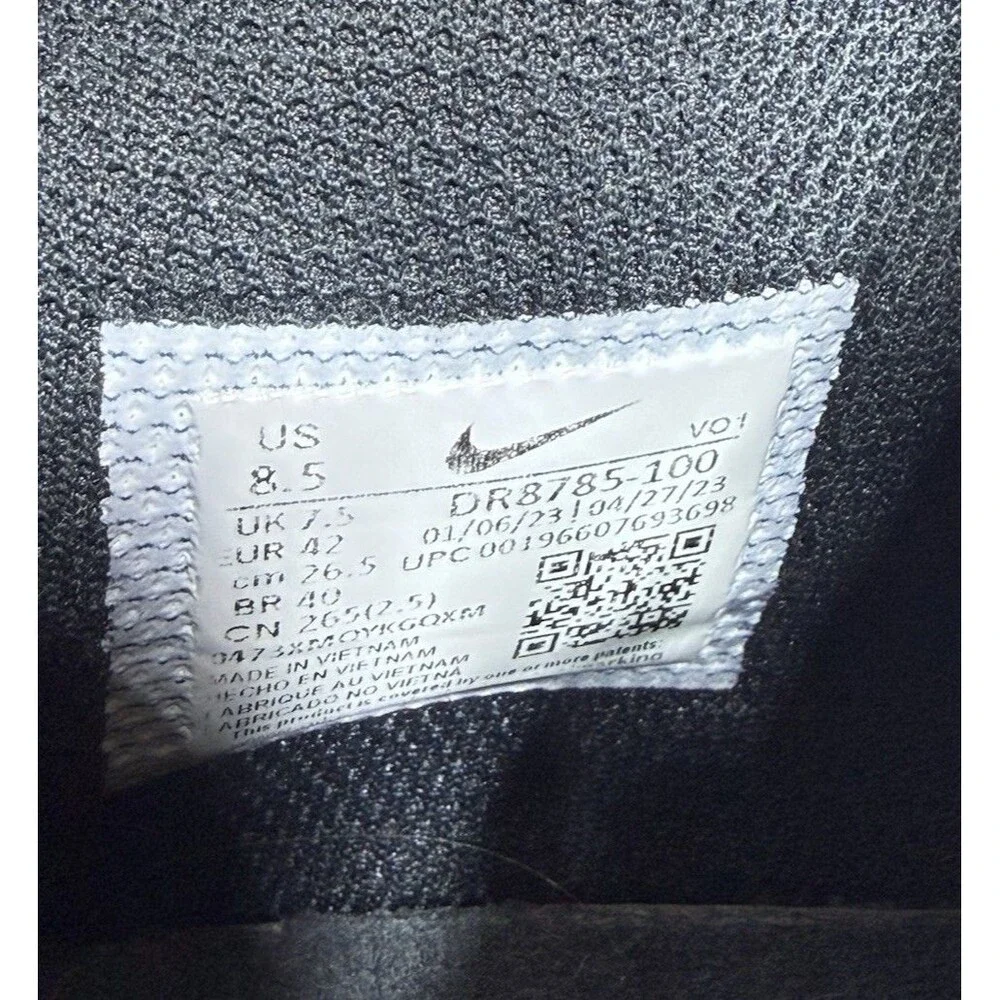 Nike Ja 1 Light Smoke Grey Sneaker White Gray Black Yellow DR8785-100 2023 8.5M - Picture 7 of 10
